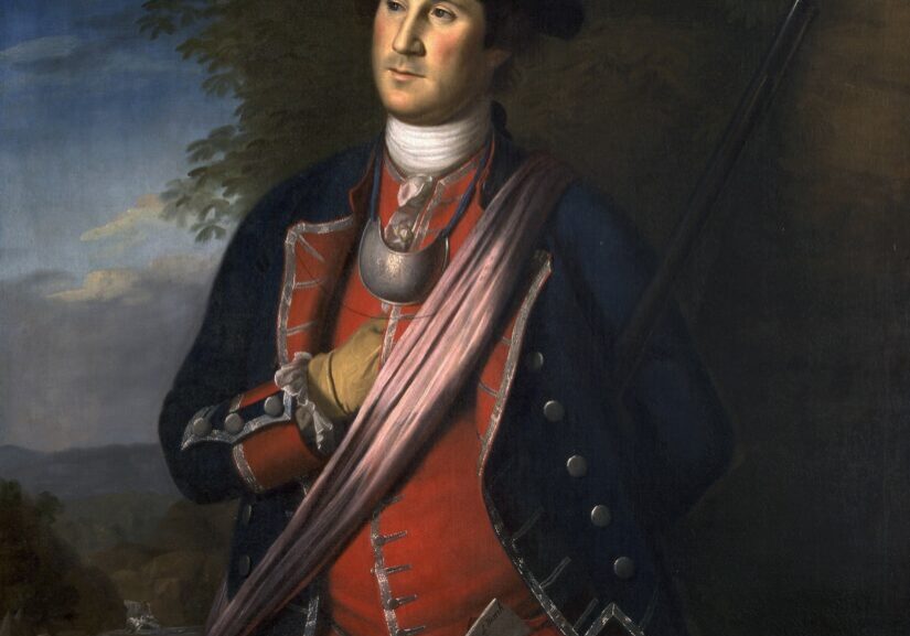 Artist's image of George Washington